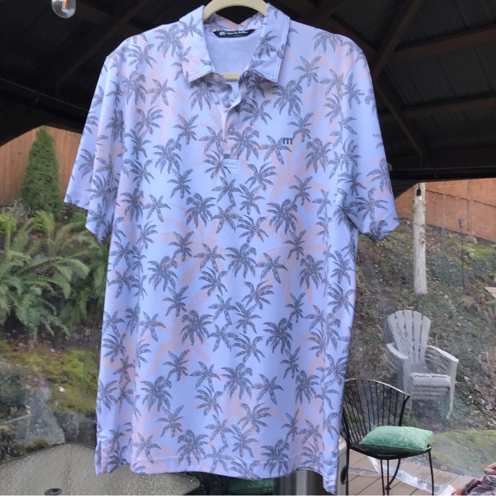 TRAVIS MATHEW Tropical White Shirt